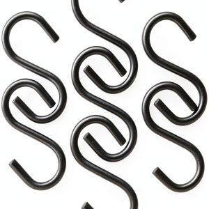 AUGHOA S Hooks Stainless Steel 100 Pack Minimalist Design-0