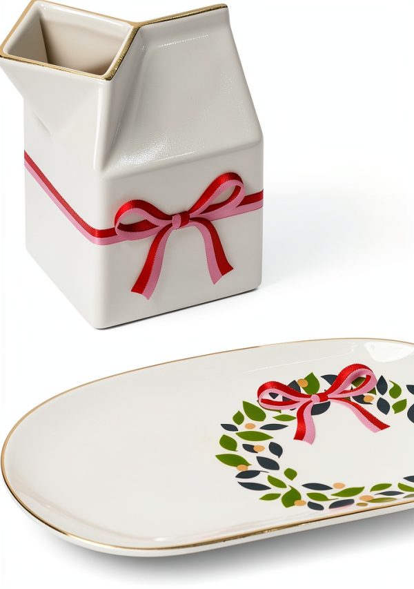 Be Jolly Milk Cookie Plate kate spade new york Porcelain-1
