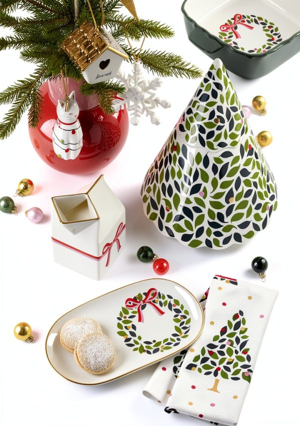 Be Jolly Milk Cookie Plate kate spade new york Porcelain-4