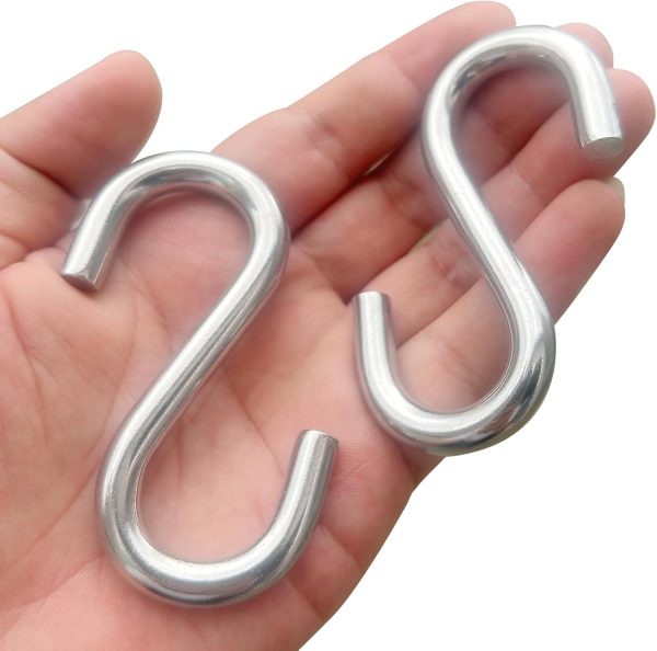 AMZFULY S Hooks Heavy Duty Stainless Steel Hanging Hooks-0