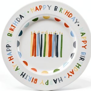 Birthday Plate Home Kind Ceramic Dishwasher Microwave Safe-0