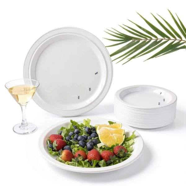 ZIGFRUIT Ants Dinner Plates 10 Pack Disposable Paper Modern-2