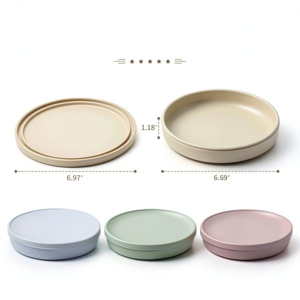 Silicone Dining Bowls Imagination Junction Modern Durable-1