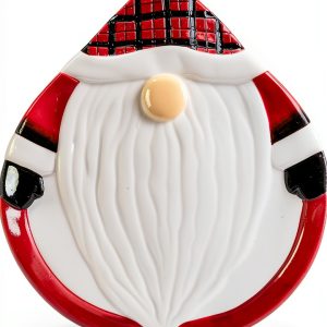 Novelty Plate GALLERIE II Red Checkered Modern Dolomite-0