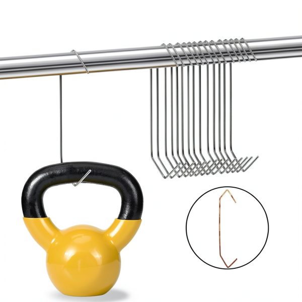 MorningRo Steel V-Hooks Wall Mount Modern 9 Pound Capacity-1
