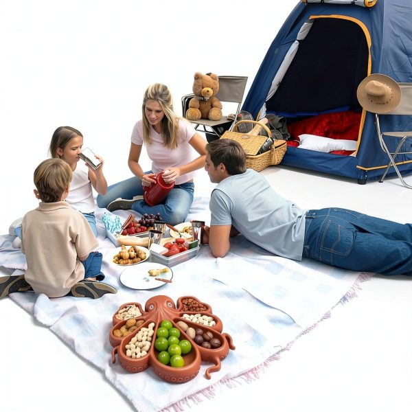 Aolowewin Octopus Silicone Charcuterie Platter BPA Free-6