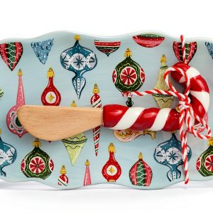 Mud Pie Serve Plate Dolomite Rustic Dishwasher Safe-0