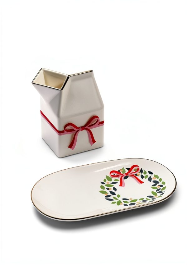 Be Jolly Milk Cookie Plate kate spade new york Porcelain-2