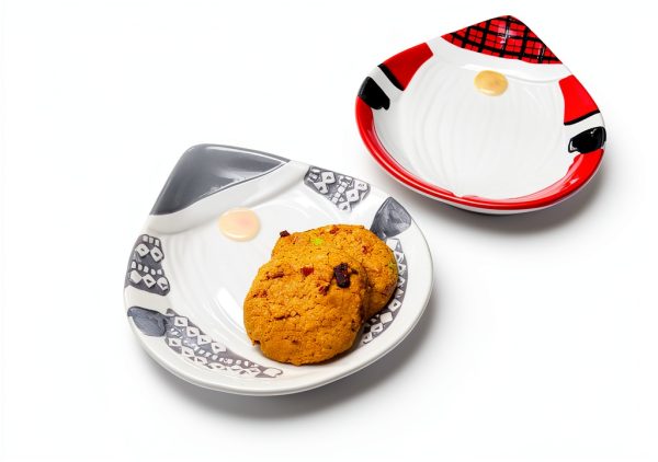 Novelty Plate GALLERIE II Red Checkered Modern Dolomite-3