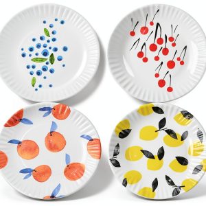 Dinner Plate One Hundred 80 Degrees Vintage Melamine Durable-0