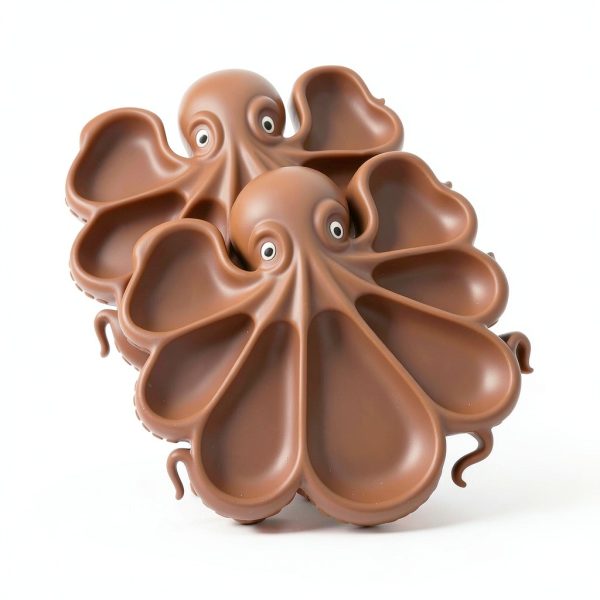 Aolowewin Octopus Silicone Charcuterie Platter BPA Free-5