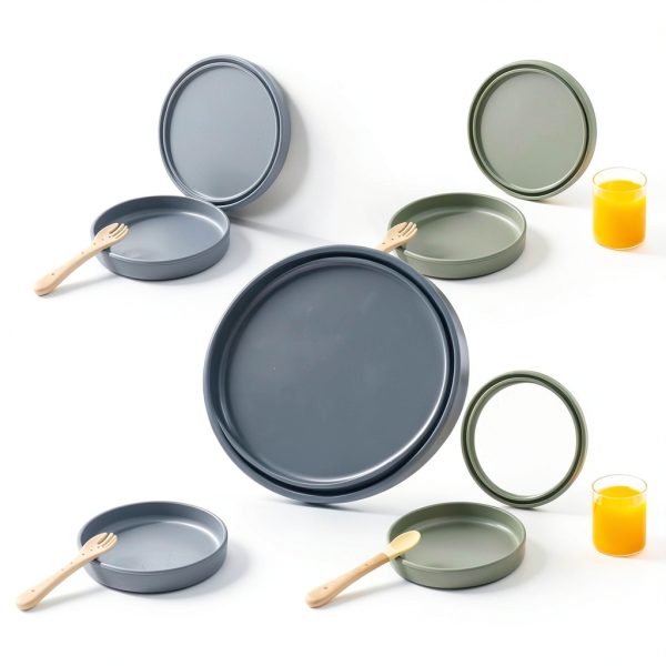 Silicone Dining Bowls Imagination Junction Modern Durable-2
