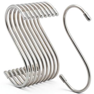 S Hooks jiouxip Steel 10pcs Heavy Duty Organizer-0
