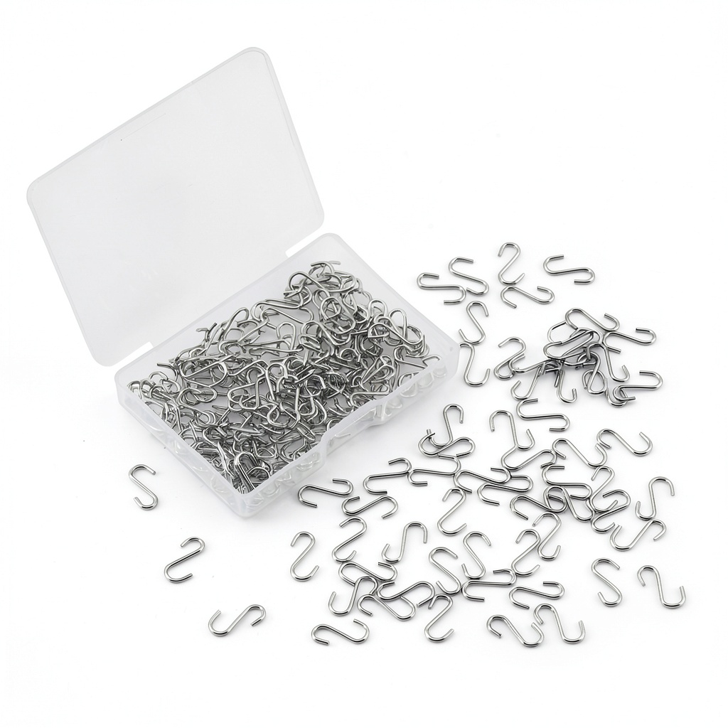 Installing Mini S Hook Rhinocats Stainless 5lb Capacity on a wooden kitchen cabinet
