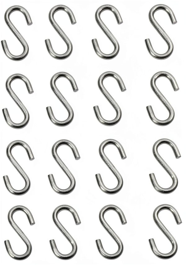 UPUPMOON Stainless Steel S-Hooks 24 Pack-0