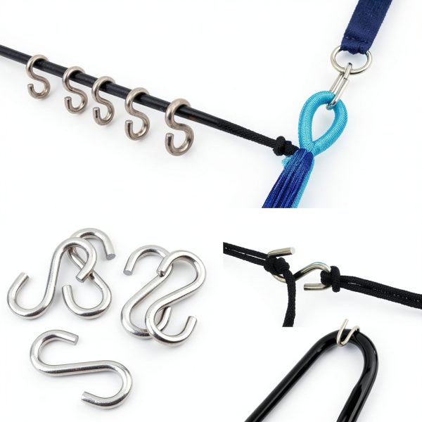ABSOK Heavy Duty S Hook Stainless Steel Mount-4
