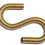 Brass S Hook Hard-to-Find Fastener Wall Mount-0