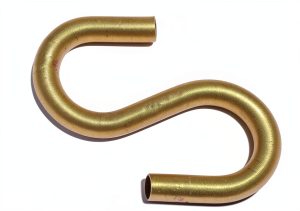 Brass S Hook Hard-to-Find Fastener Wall Mount-0