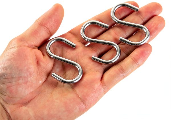 CYEAH Stainless Steel S Hooks Heavy Duty 50 Pack-2
