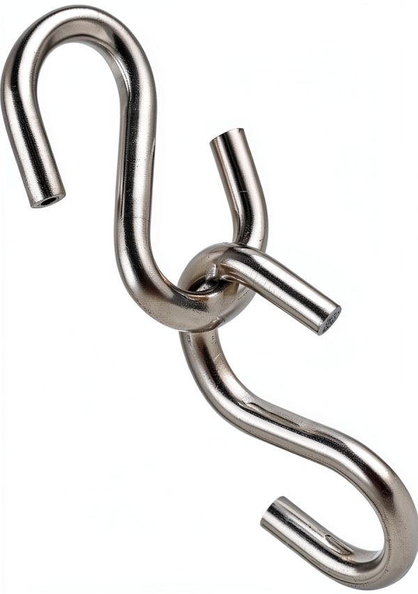 Axe Sickle Stainless Steel S-Hooks 4 Pack Heavy Duty 3 Inch-2