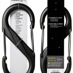 Nite Ize S-Biner Dual Carabiner Black Plastic S-Shape 1 Count-0
