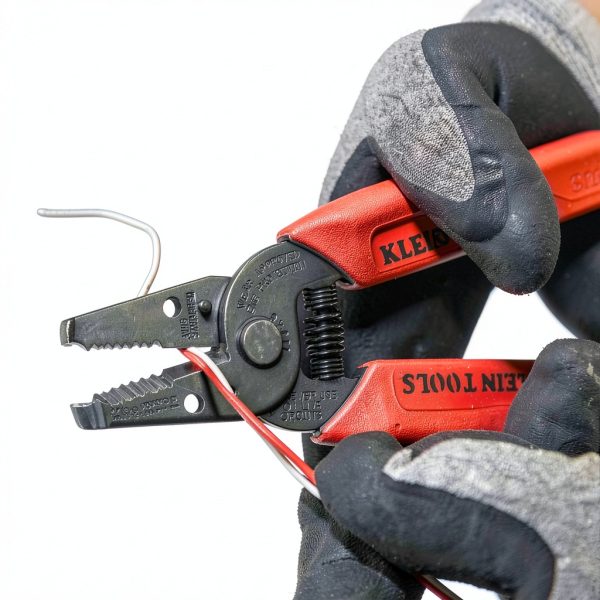 Klein Tools 11046 Red Alloy Steel Wire Stripper Cutter 16-26 AWG-4