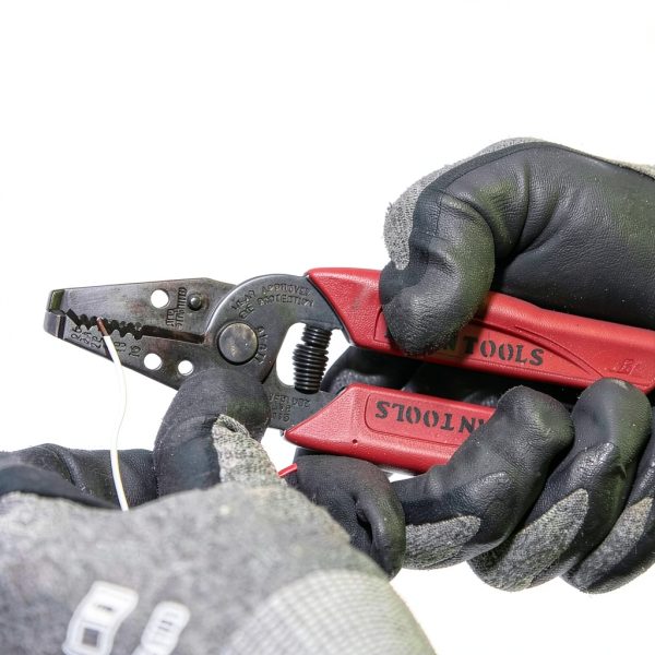 Klein Tools 11046 Red Alloy Steel Wire Stripper Cutter 16-26 AWG-5