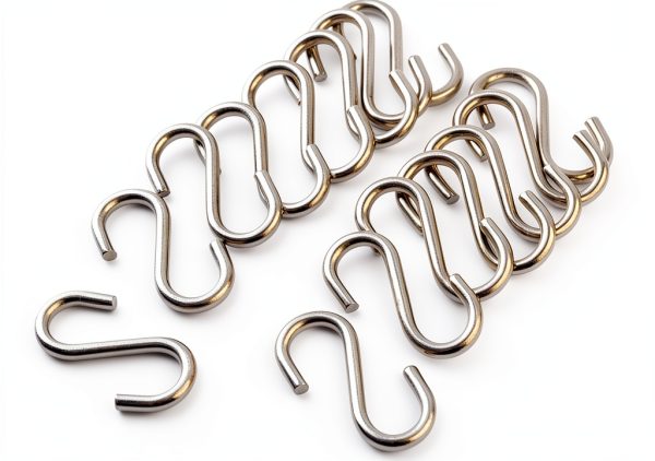 Hamineler Stainless Steel S-Hooks 2.2 Inch Heavy Duty Wall Mount 15-4