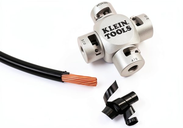 Klein Tools Large Cable Stripper 21051 2/0‑250 MCM with Clover Design-7