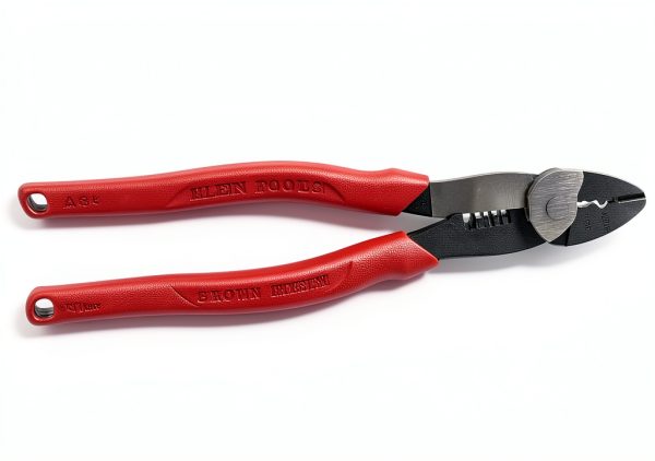 Wire Cutter Klein Tools 2005N Red Hand Tool with Stripper Crimper-11