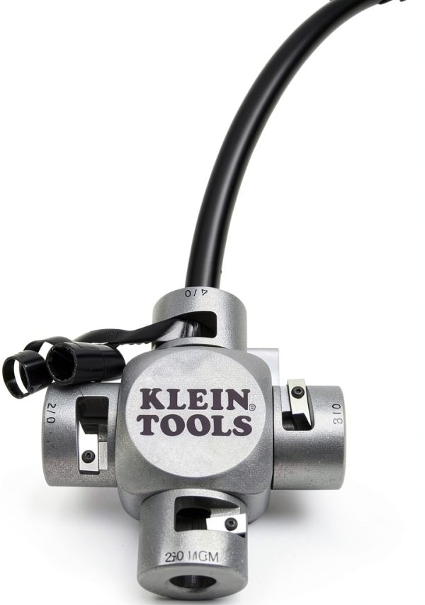Klein Tools Large Cable Stripper 21051 2/0‑250 MCM with Clover Design-3