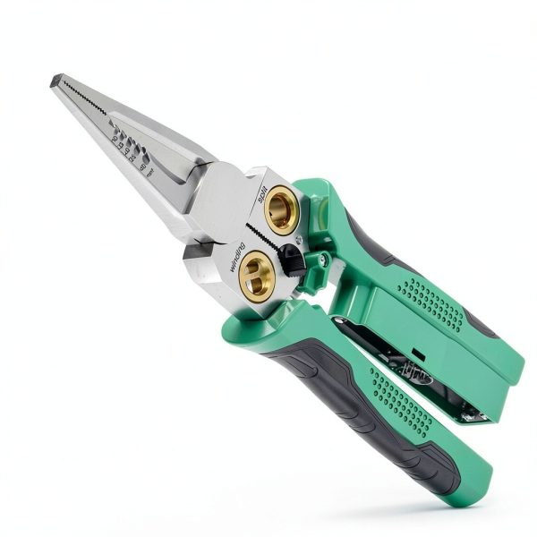8 in 1 Wire Stripper with Voltage Tester – Generic Green FFFG1-4