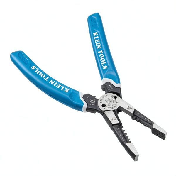 Klein Tools K12065CR Wire Stripper / Cutter / Crimper Tool, Made in USA, for Cutting, Stripping, Crimping, Twisting (8-18 AWG solid, 10-20 AWG stranded)-6