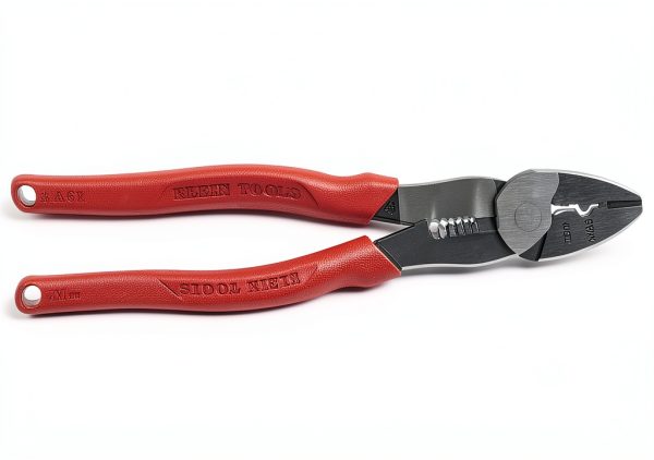 Wire Cutter Klein Tools 2005N Red Hand Tool with Stripper Crimper-8