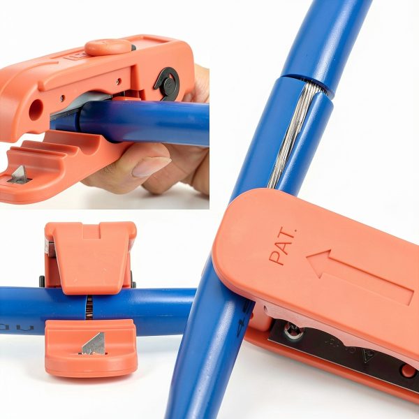 Wire Stripper IWISS ICP-240 Radial for AWG 12‑4/0 with Extra Blades-5