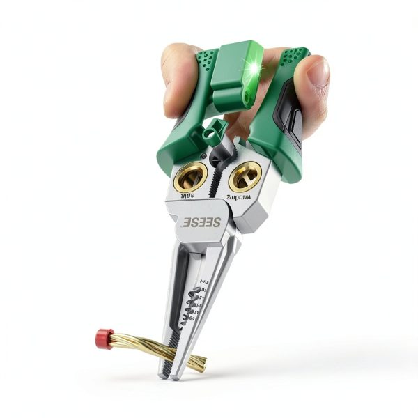 8-in-1 Wire Stripper Pliers by SEESE: Stainless Steel Multi-Function-4