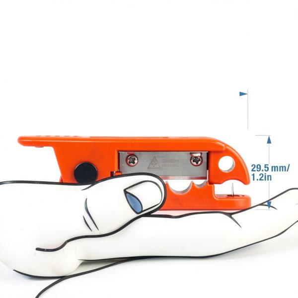 Wire Stripper IWISS ICP-240 Radial for AWG 12‑4/0 with Extra Blades-3