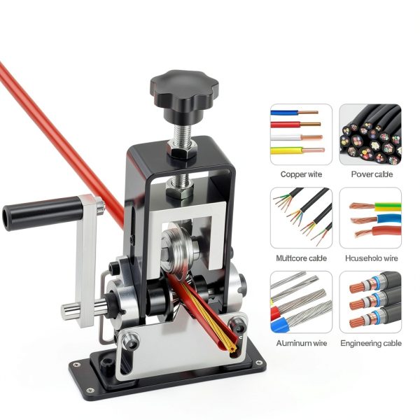 Manual Wire Stripping Machine Trivd Frol Dual Drive 0.06‑1" Black-6