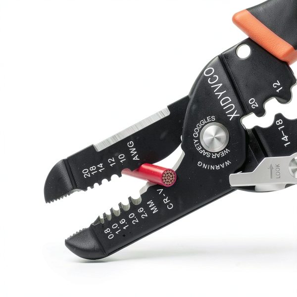 5-In-1 Wire Stripper Tool, 3rd Generation Wire Strippers for 10-20 AWG Electric Wire, 7IN Multifunctional Electrician Cable Stripper for Stripping, Cutting, Crimping, Sharpening, Clamping-3