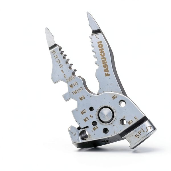 Wire Stripper FASIUCHOI 9-in-1 Multi-Tool Grey Model 001-5