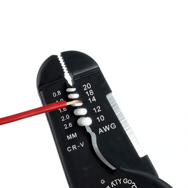 5-In-1 Wire Stripper Tool, 3rd Generation Wire Strippers for 10-20 AWG Electric Wire, 7IN Multifunctional Electrician Cable Stripper for Stripping, Cutting, Crimping, Sharpening, Clamping-2