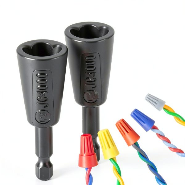 Wire Twister Tool Jheoyrt 4 Pc Set for Drill 8-24 AWG 2-7 Way-2