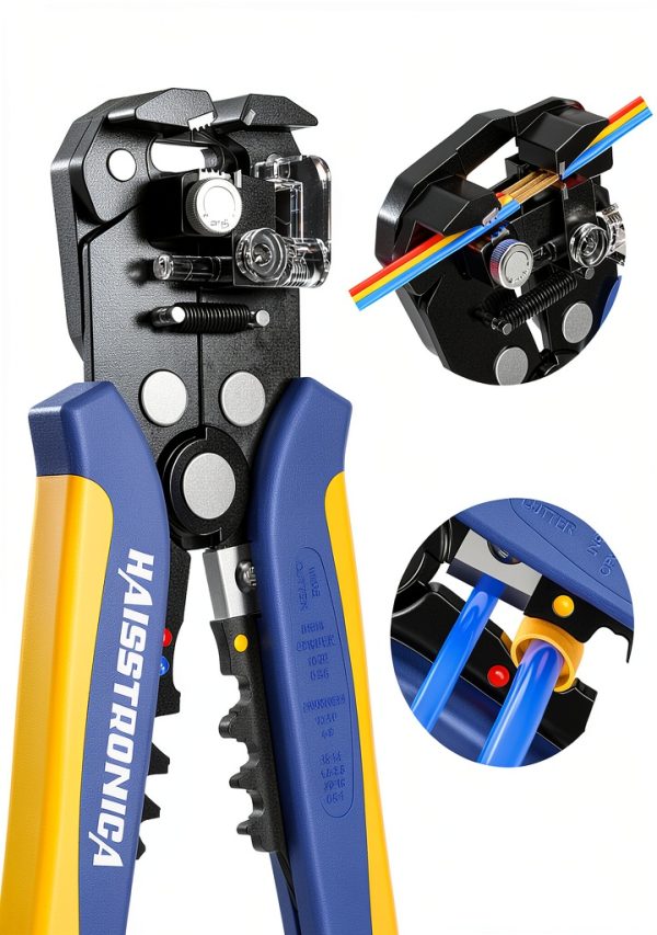 haisstronica Wire Stripper and Crimping Tool AWG 24-10 Automatic-3
