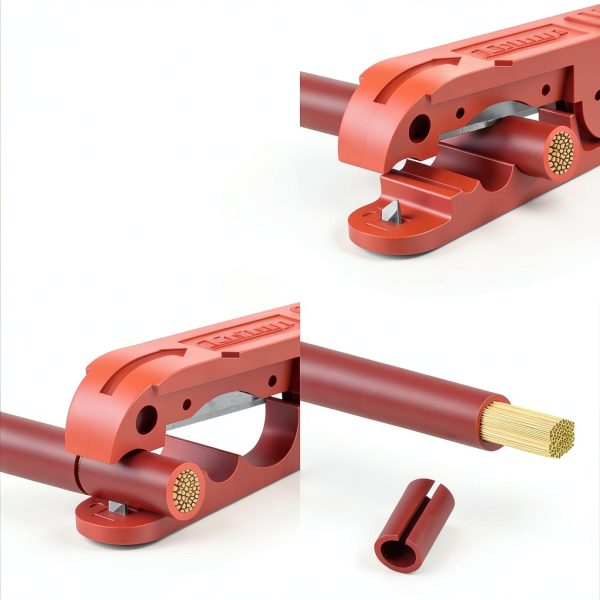 Wire Stripper IWISS ICP-240 Radial for AWG 12‑4/0 with Extra Blades-6