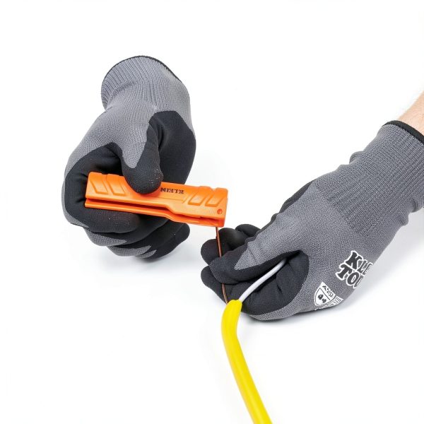 Klein Tools L1412 5-in-1 Cable Stripping Tool for 12-14 AWG, NM Cable Ripper (12/2 and 14/2 Romex), Magnetic with Wire Looping Hole-6