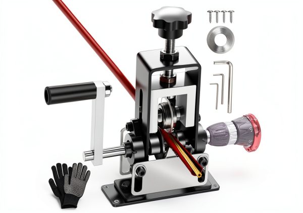 Manual Wire Stripping Machine Trivd Frol Dual Drive 0.06‑1" Black-0