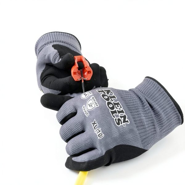 Klein Tools L1412 5-in-1 Cable Stripping Tool for 12-14 AWG, NM Cable Ripper (12/2 and 14/2 Romex), Magnetic with Wire Looping Hole-5